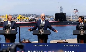 甲板细节清晰可见，美国卫星拍到中国南海大杀器，澳菲只能干着急