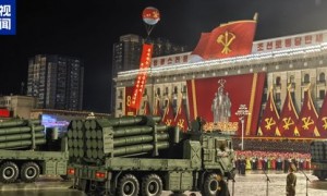 朝鲜举行阅兵式 庆祝朝鲜劳动党成立80周年