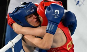 第29金!巴黎奥运女子拳击54KG级 常园完胜夺冠